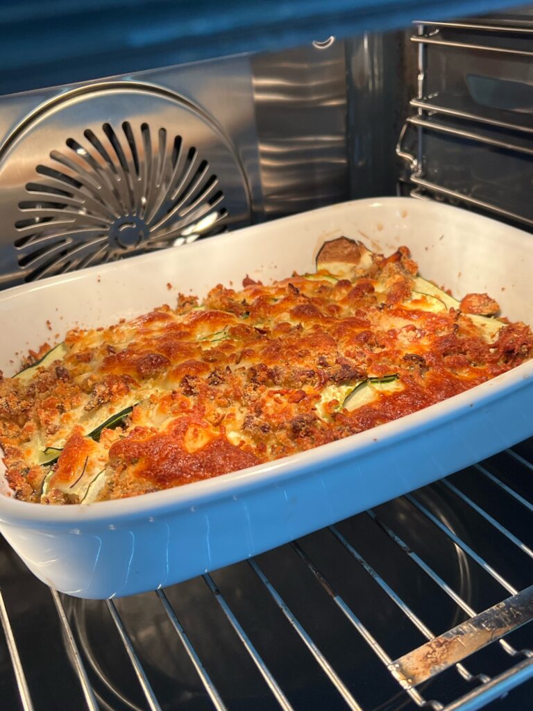 Zucchini-Lasagne mit Schwammerlfülle